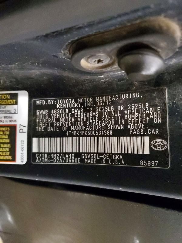 2013 Toyota Camry se