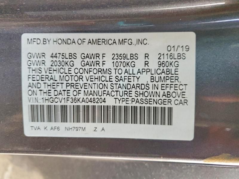 2019 Honda Accord Sport