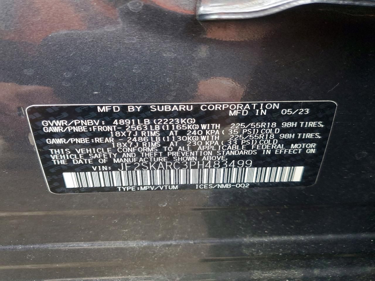 2023 Subaru Forester Touring