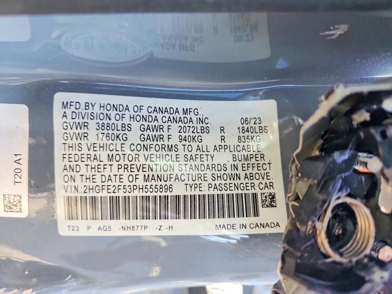 2023 Honda Civic Sport