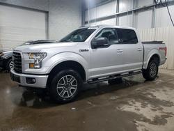Salvage trucks for sale at Ham Lake, MN auction: 2016 Ford F150 Supercrew