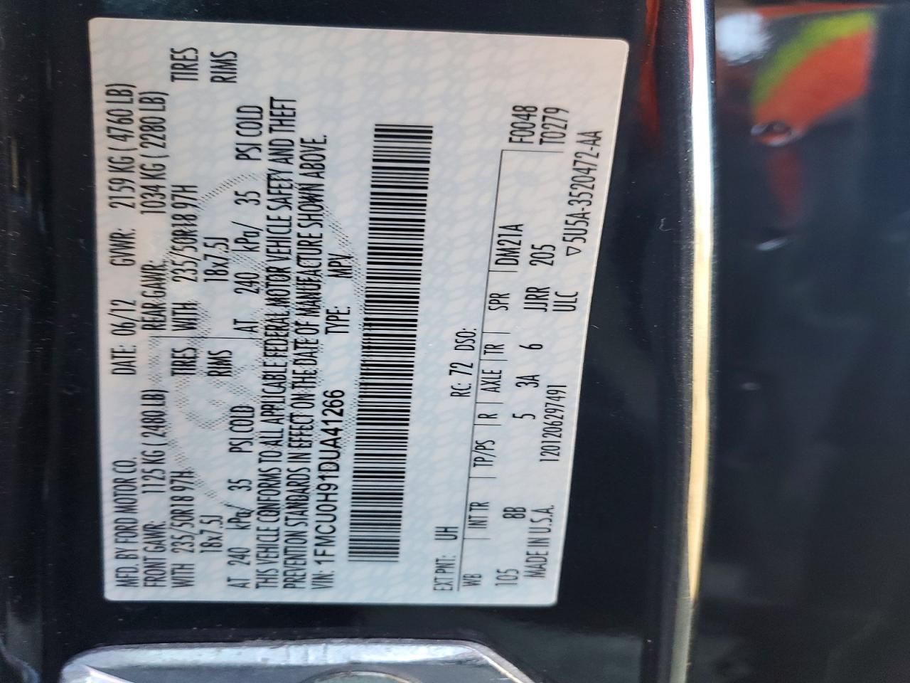 2013 Ford Escape sel