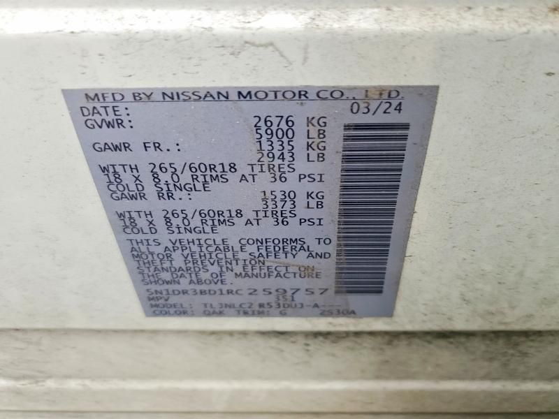 2024 Nissan Pathfinder Rock Creek