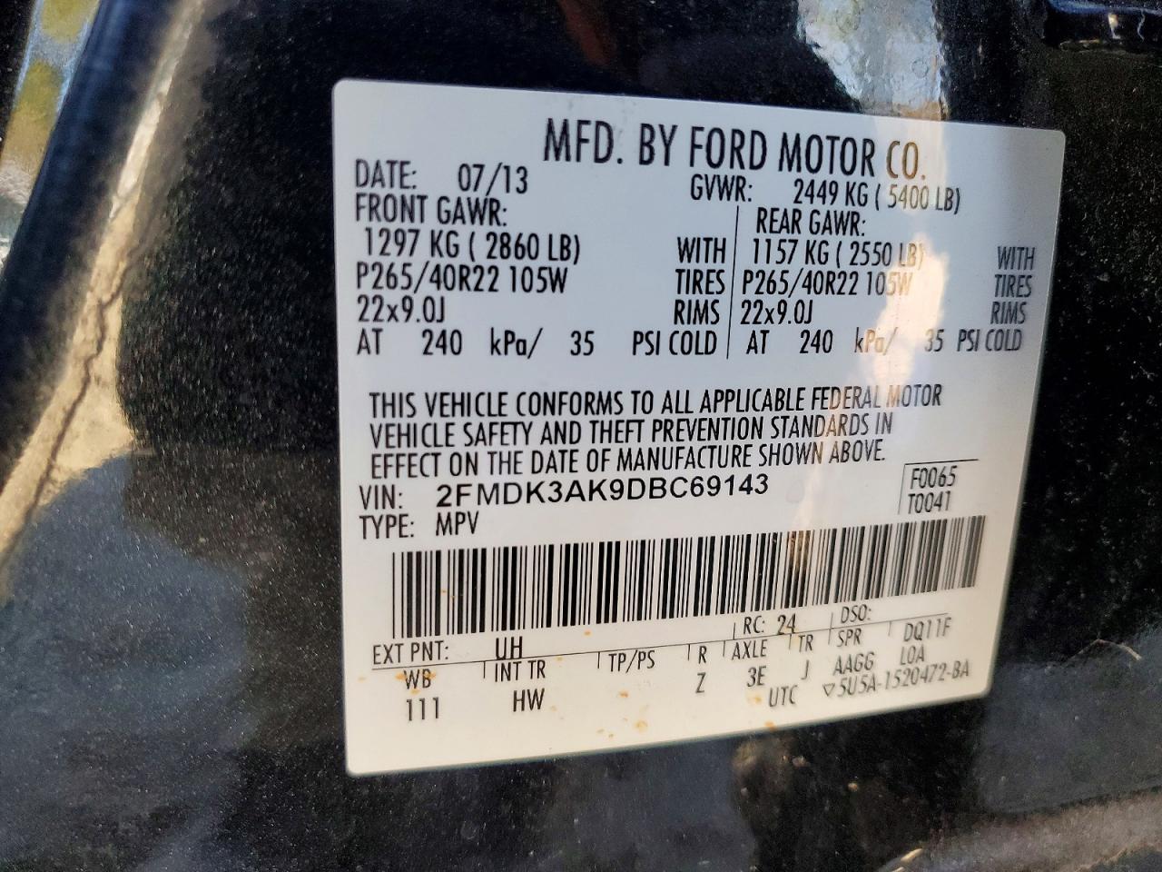 2013 Ford Edge Sport