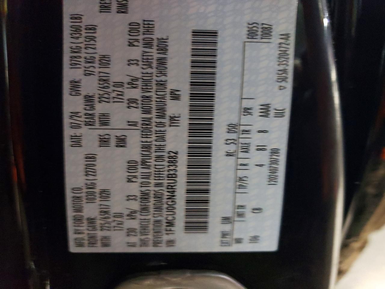 2024 Ford Escape Active