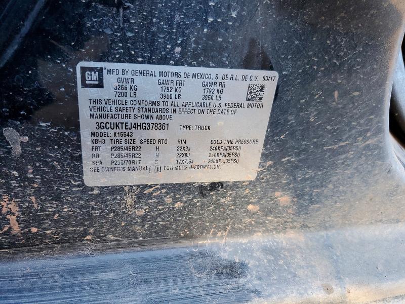 2017 Chev Silverado K1500 High Country