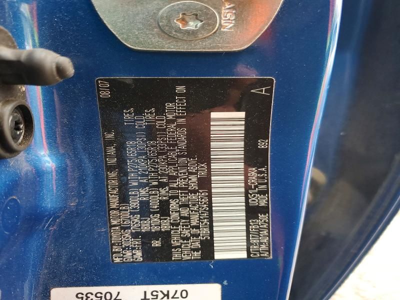 2007 Toyota Tundra Double cab SR5