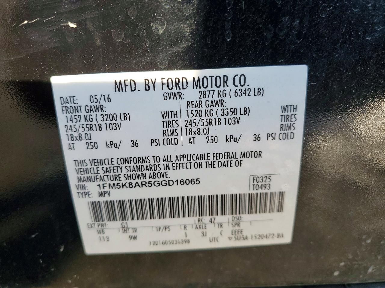 2016 Ford Explorer Police Interceptor