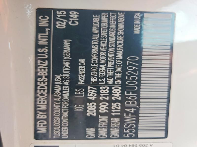 2015 Mercedes-Benz C300