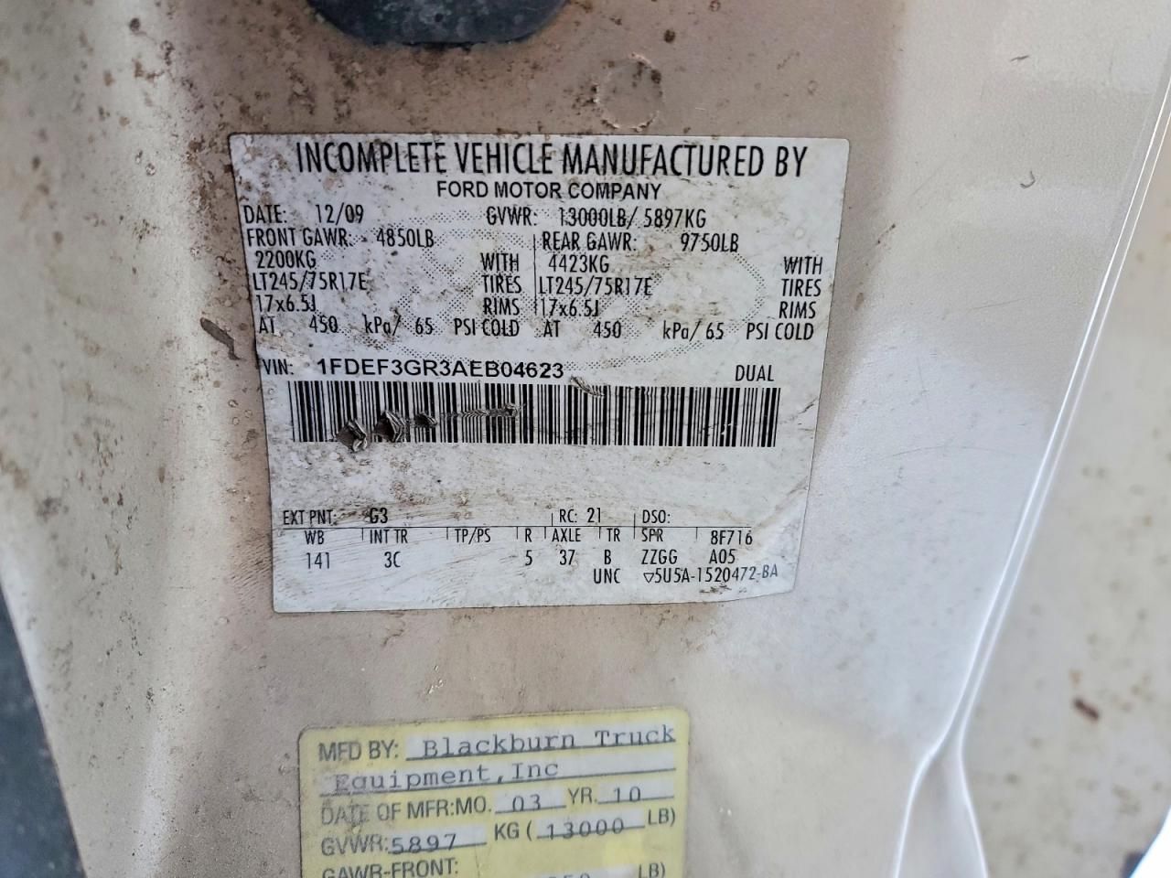 2010 Ford F350 Super Duty