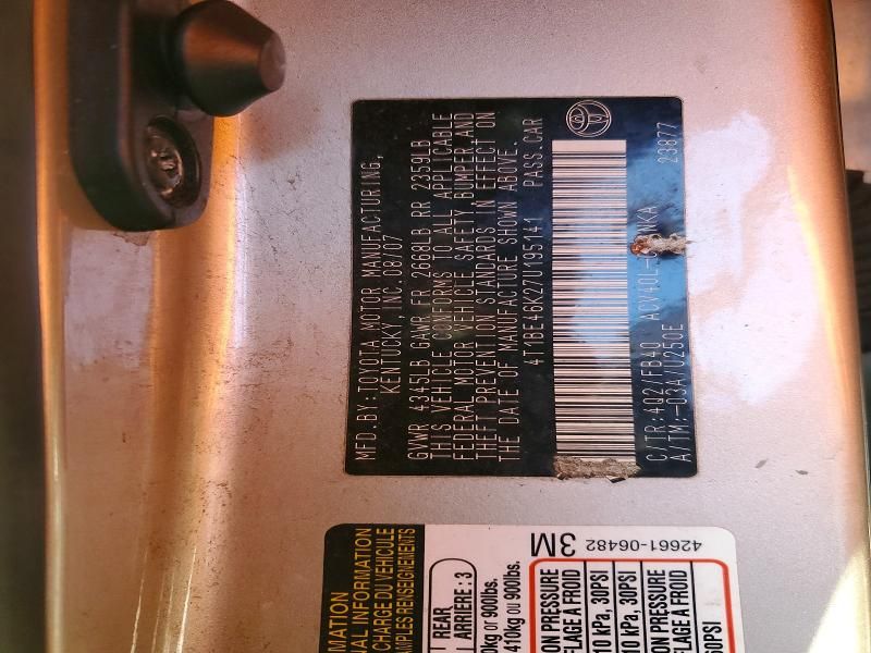 2007 Toyota Camry ce