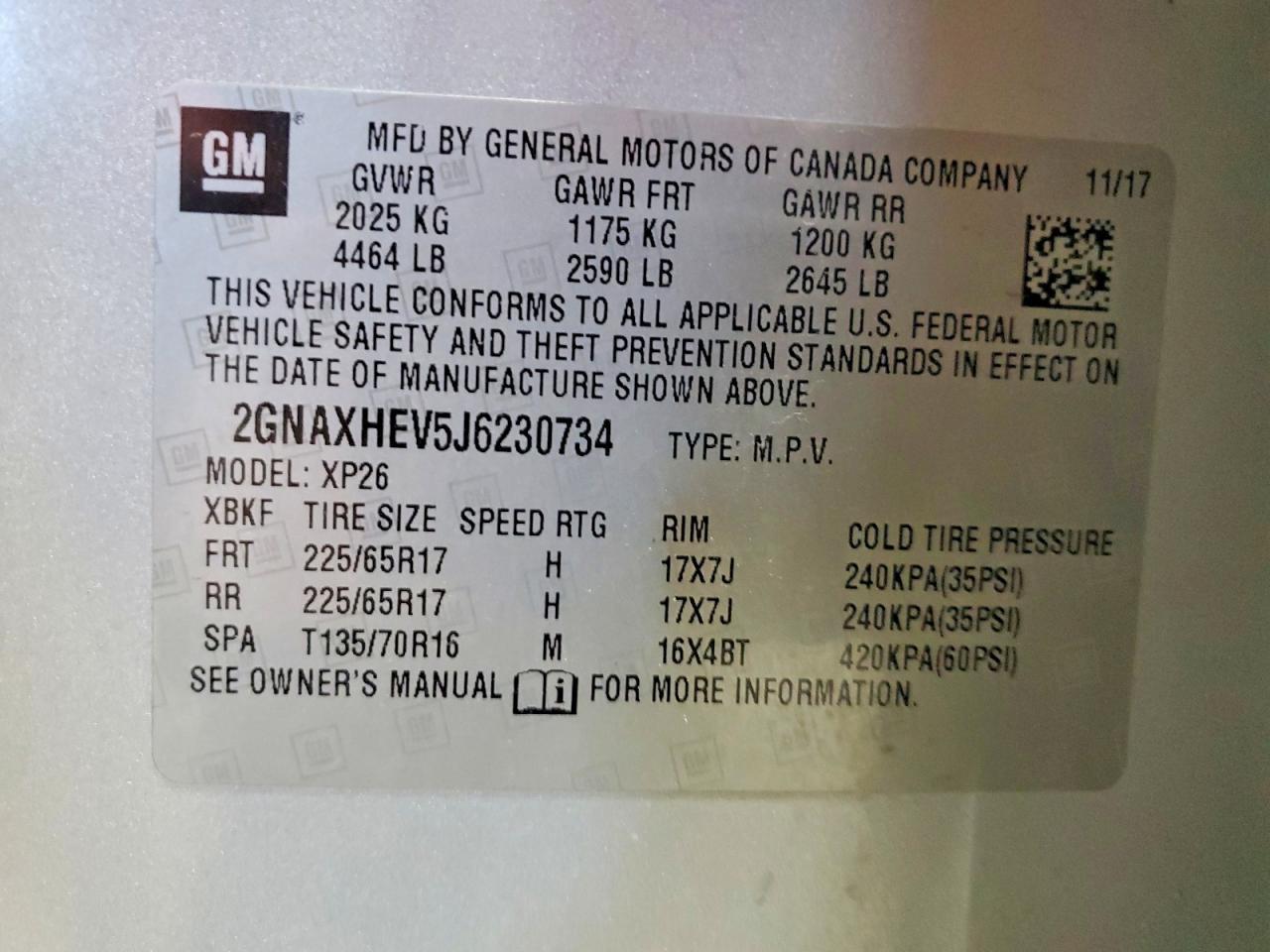 2018 Chevrolet Equinox ls