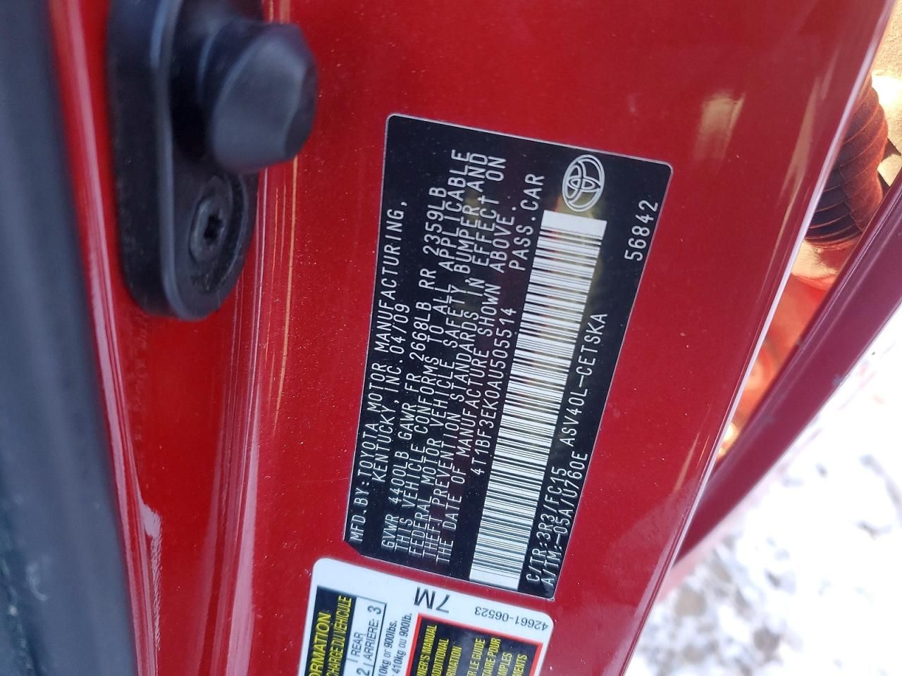 2010 Toyota Camry Base