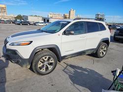 Jeep salvage cars for sale: 2017 Jeep Cherokee Trailhawk