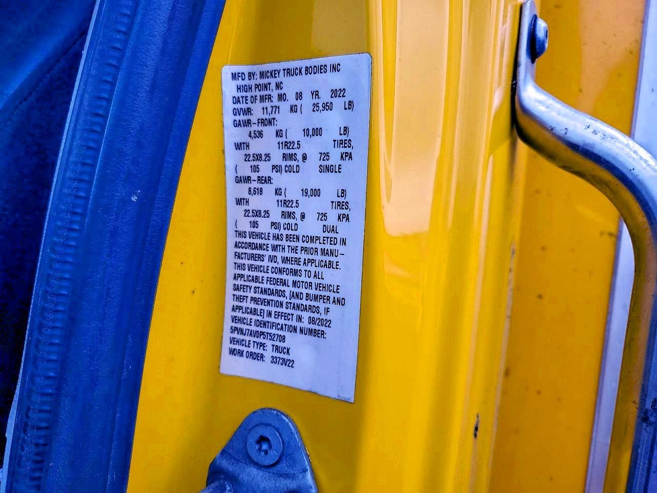 2023 Hino Hino L6 BOX Truck