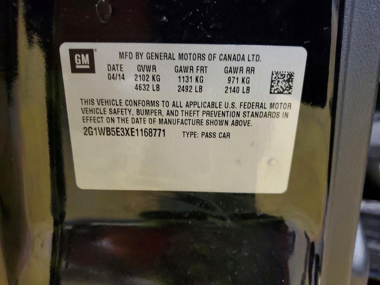 2014 Chevrolet Impala Limited lt