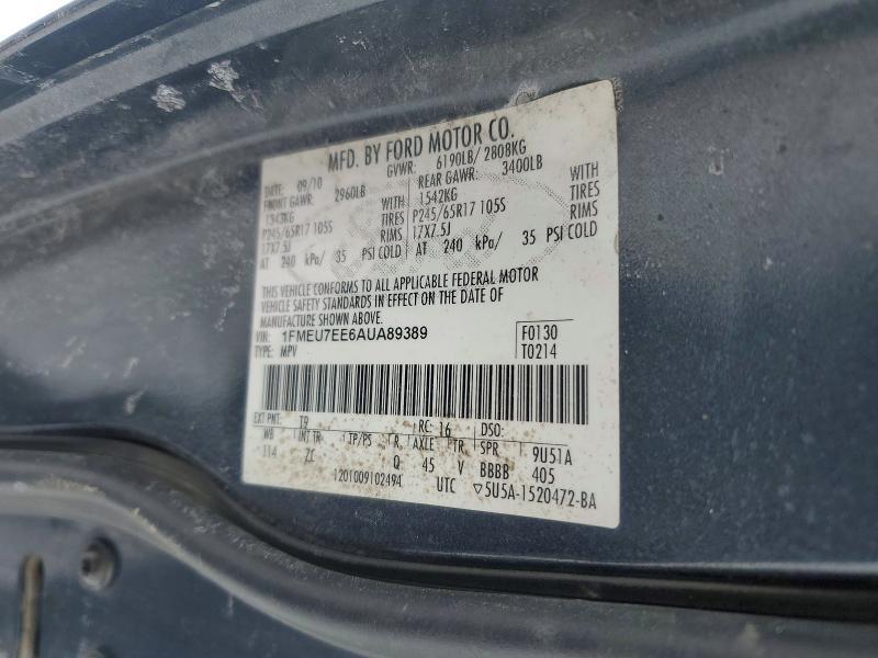 2010 Ford Explorer Eddie Bauer