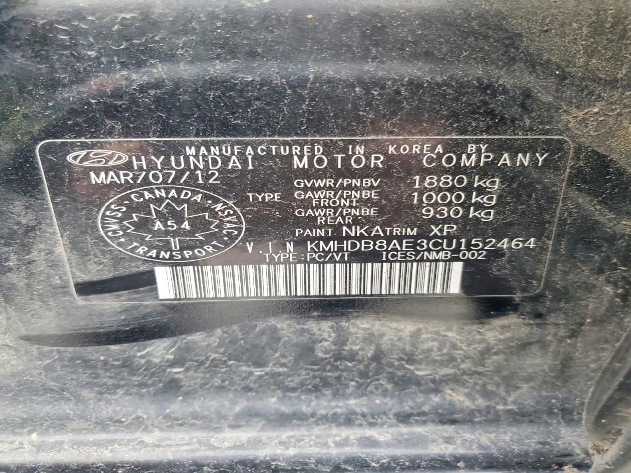 2012 Hyundai Elantra Touring gls