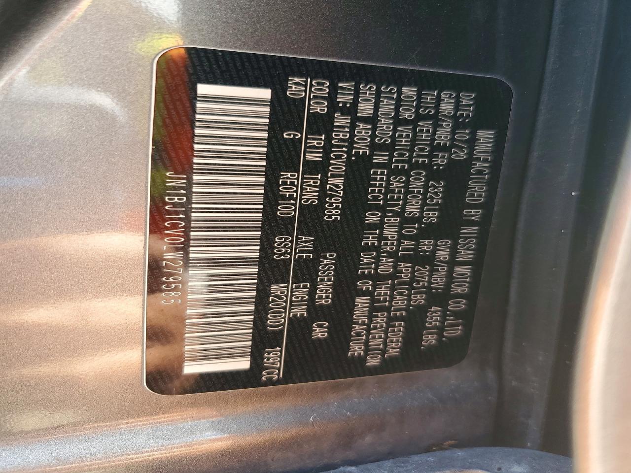 2020 Nissan Rogue Sport s