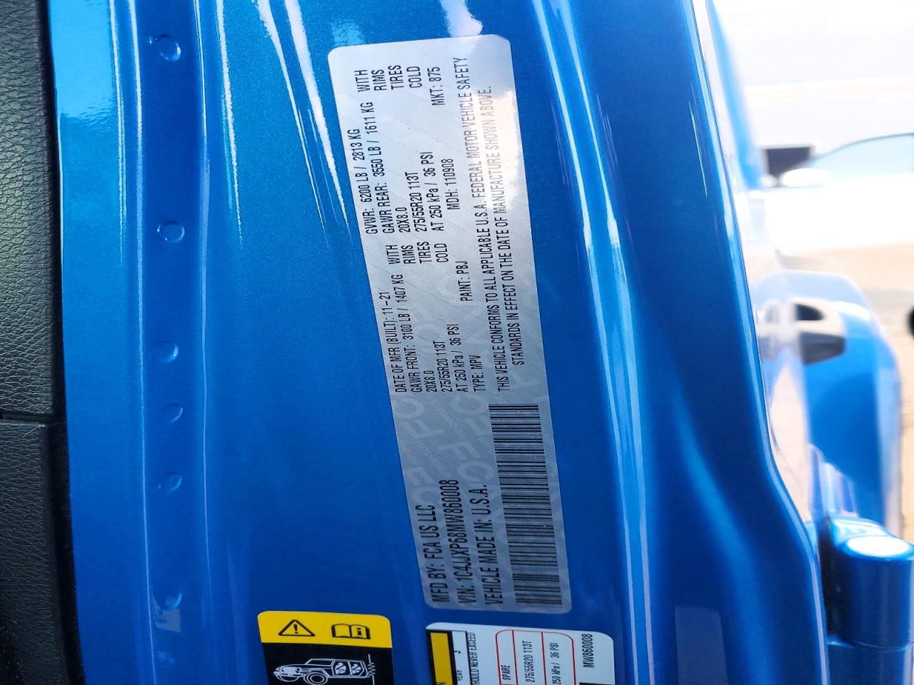 2021 Jeep Wrangler Unlimited Sahara 4XE