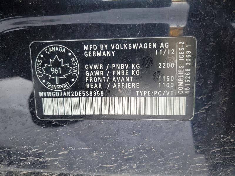 2013 Volkswagen Cc VR6 4motion