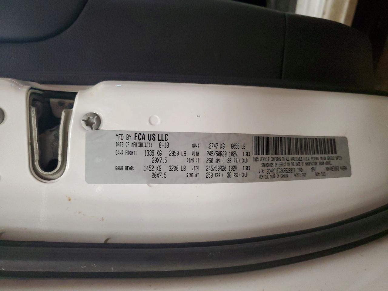 2019 Chrysler Pacifica Touring l Plus