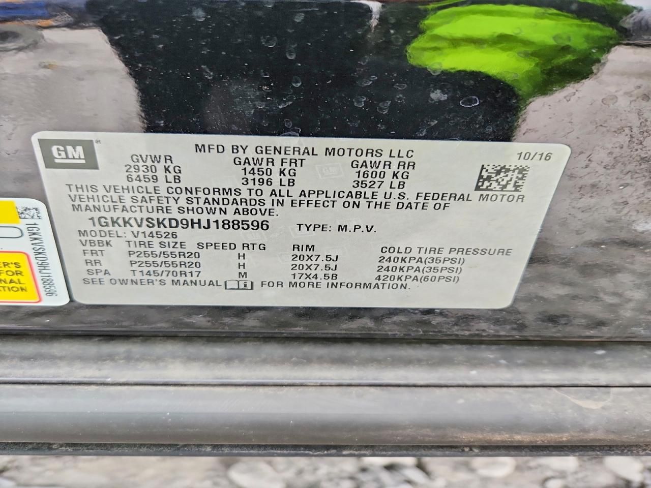 2017 GMC Acadia Limited Slt-2