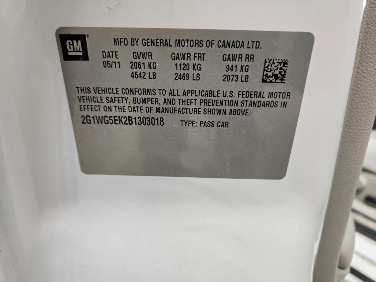 2011 Chevrolet Impala lt