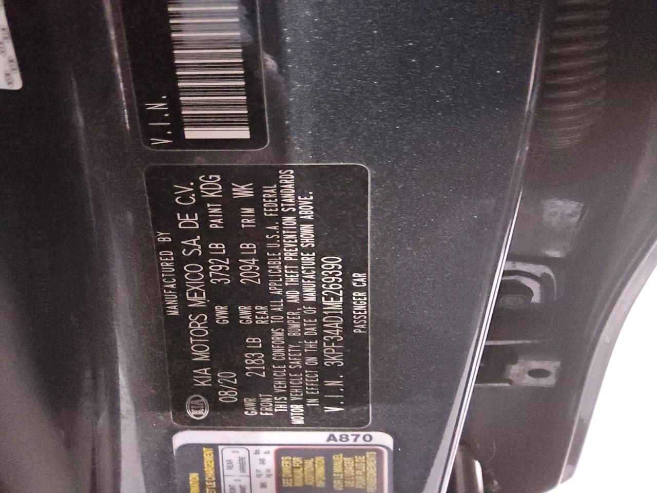 2021 KIA Forte gt Line