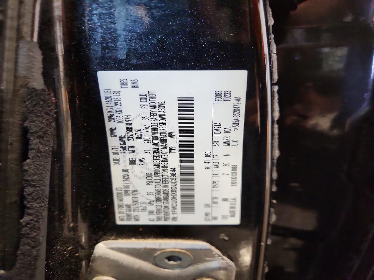 2013 Ford Escape sel