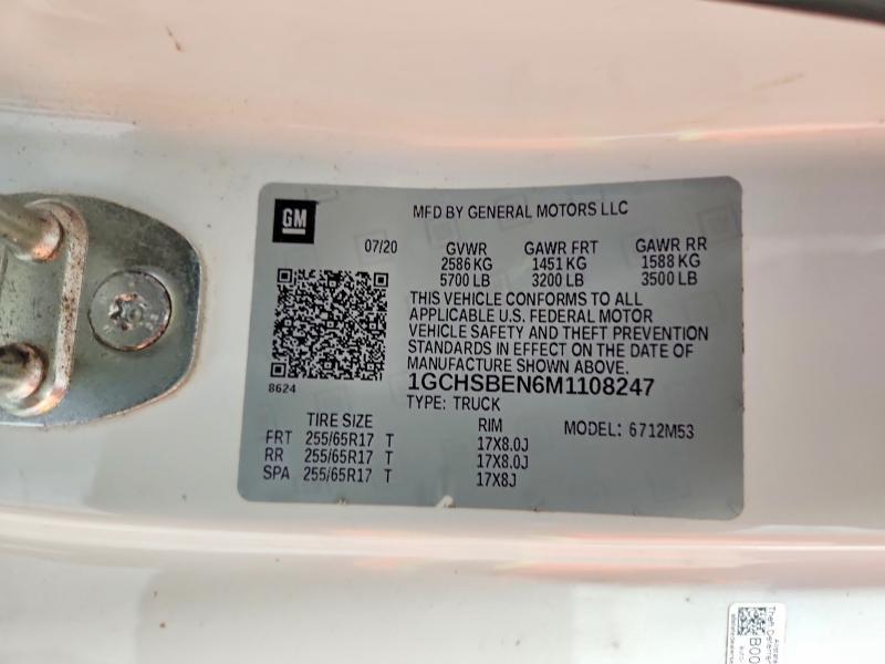 2021 Chevrolet Colorado