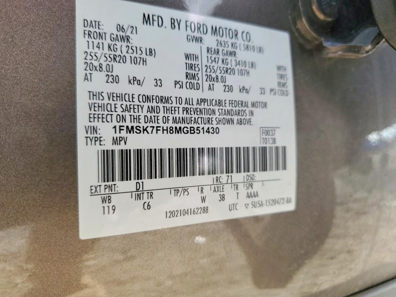 2021 Ford Explorer Limited