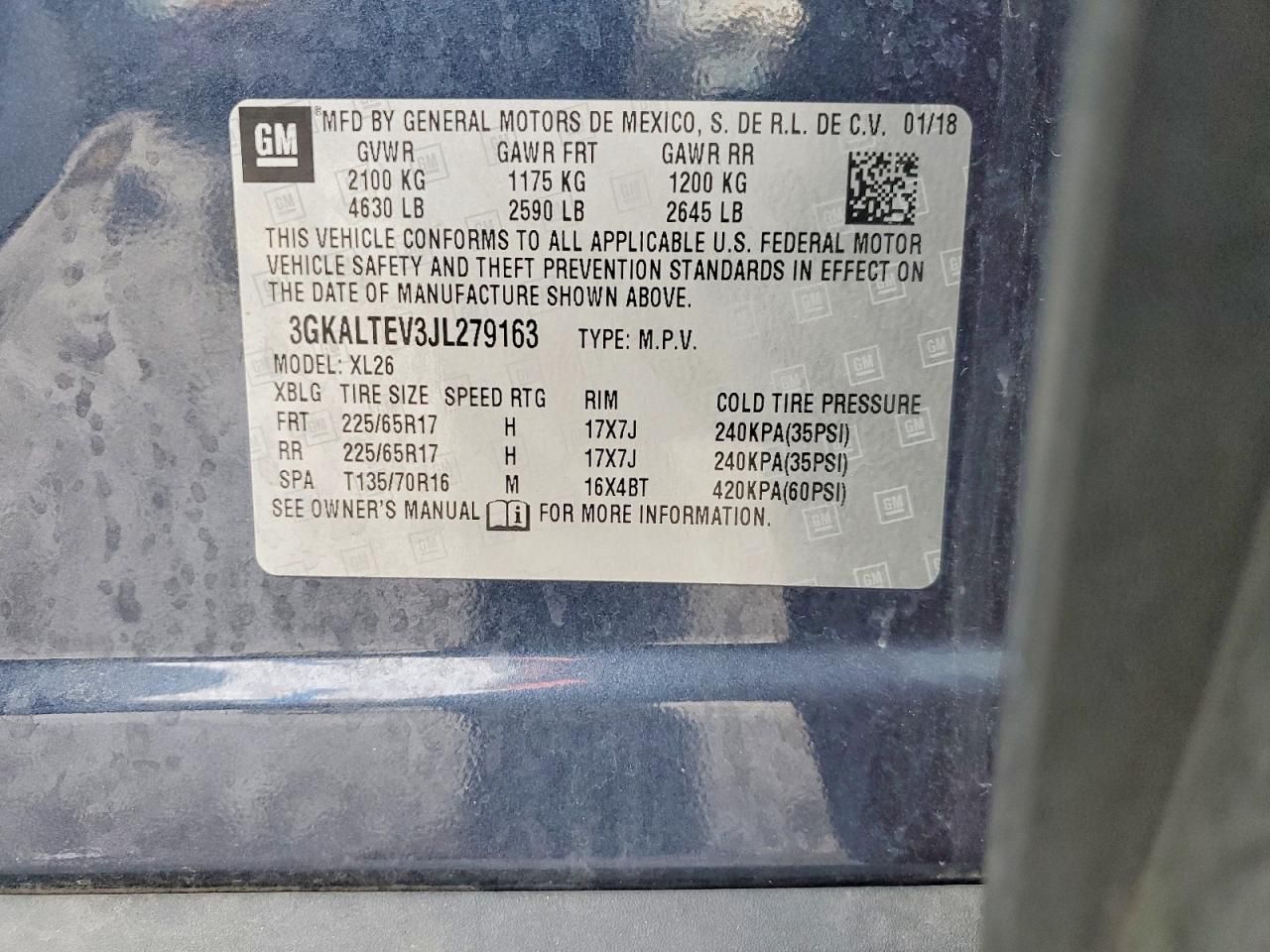 2018 GMC Terrain sle