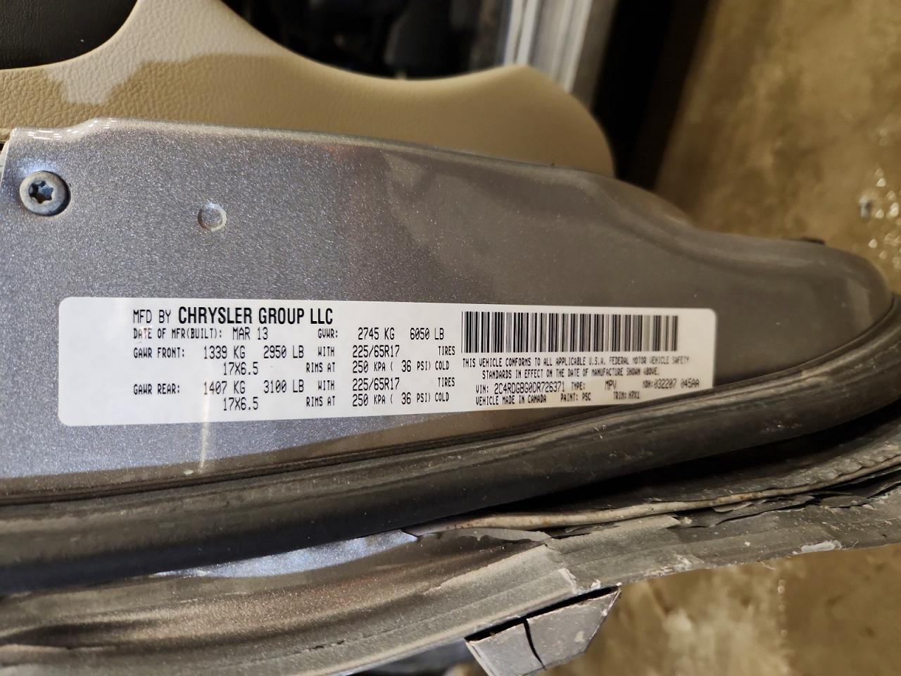 2013 Dodge Grand Caravan se