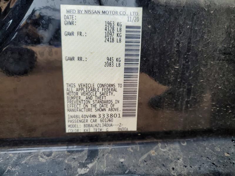 2021 Nissan Altima sv