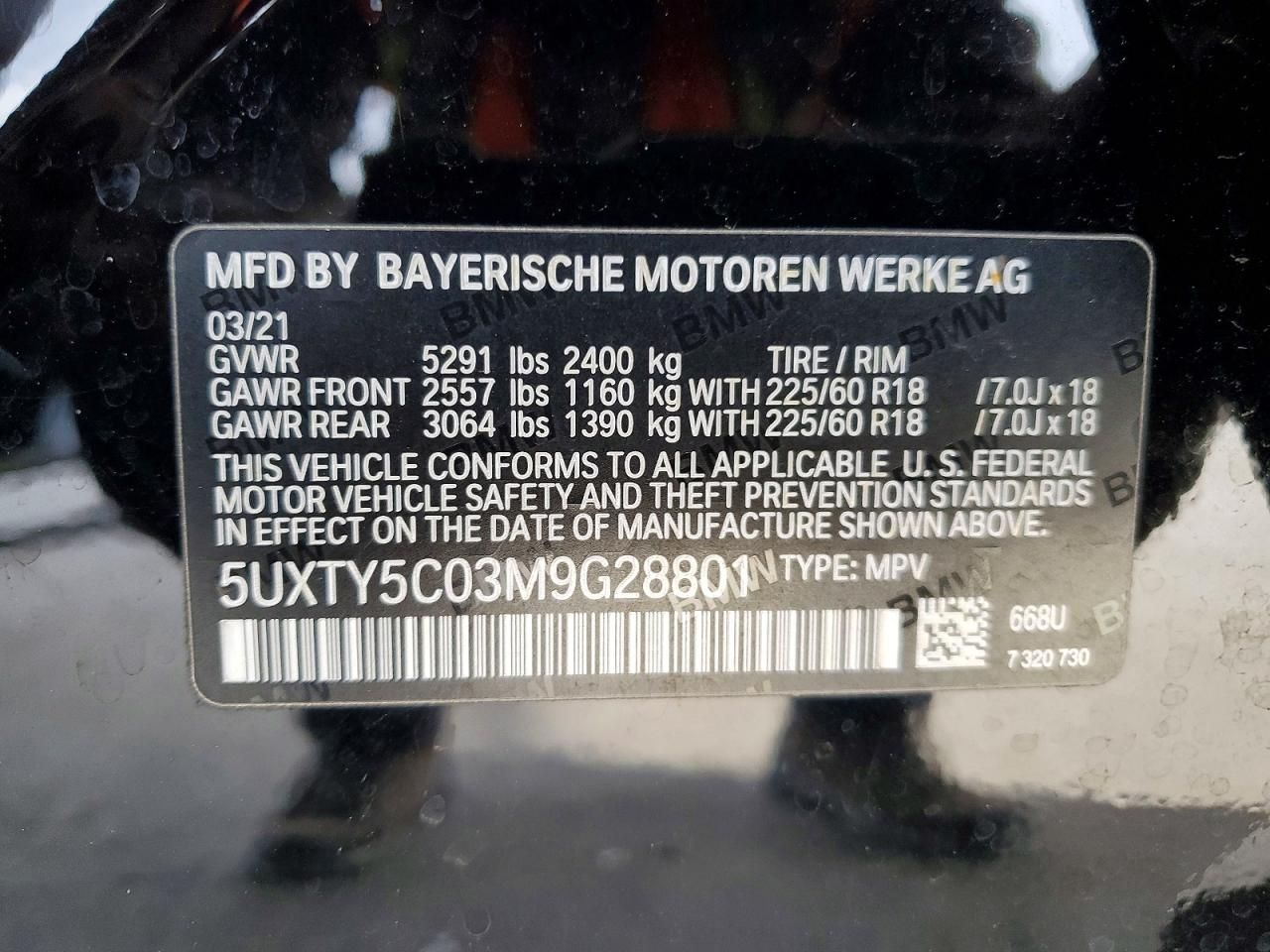 2021 BMW X3 Xdrive30i