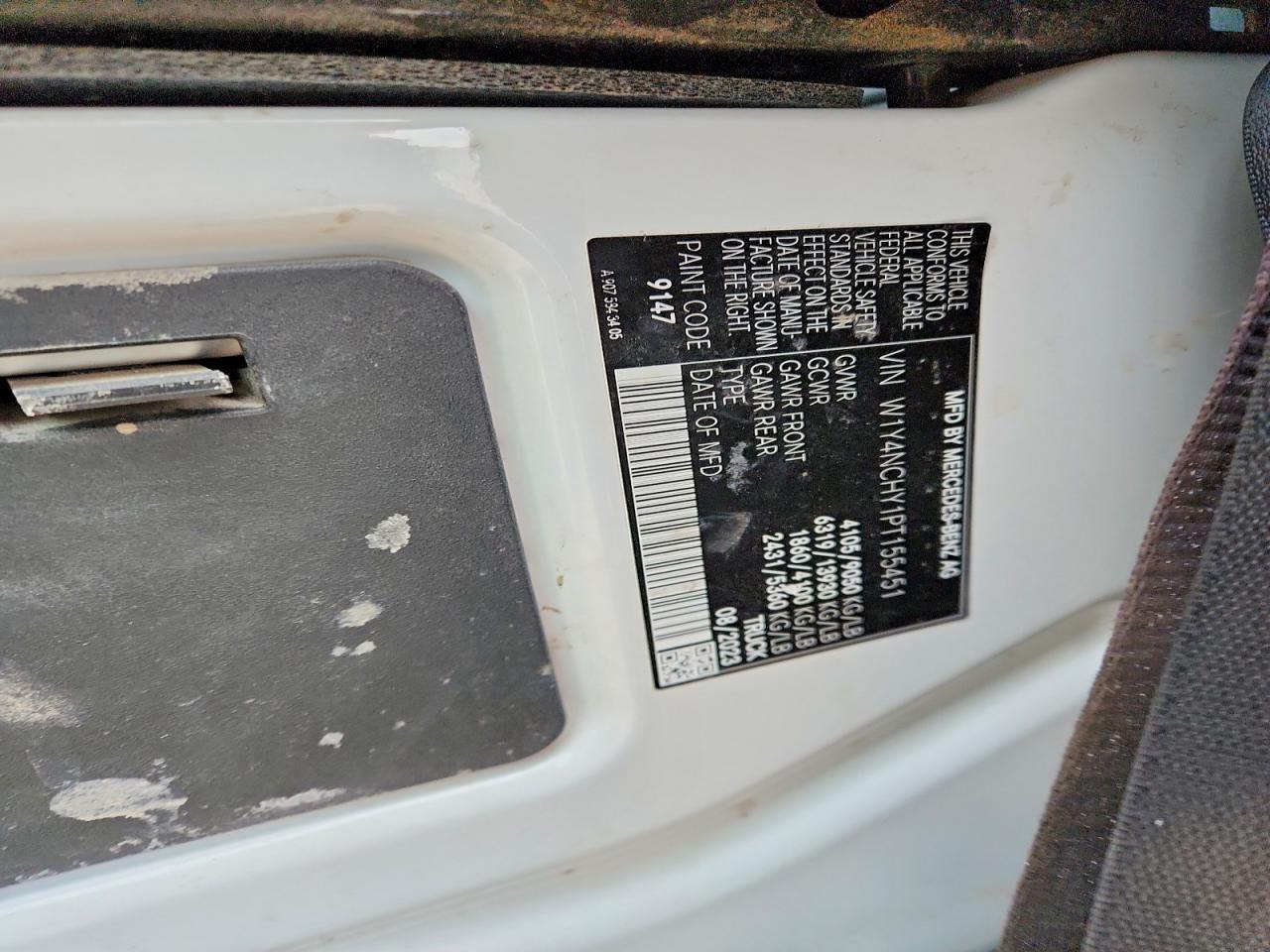 2023 Mercedes-Benz Sprinter 2500 Delivery Van