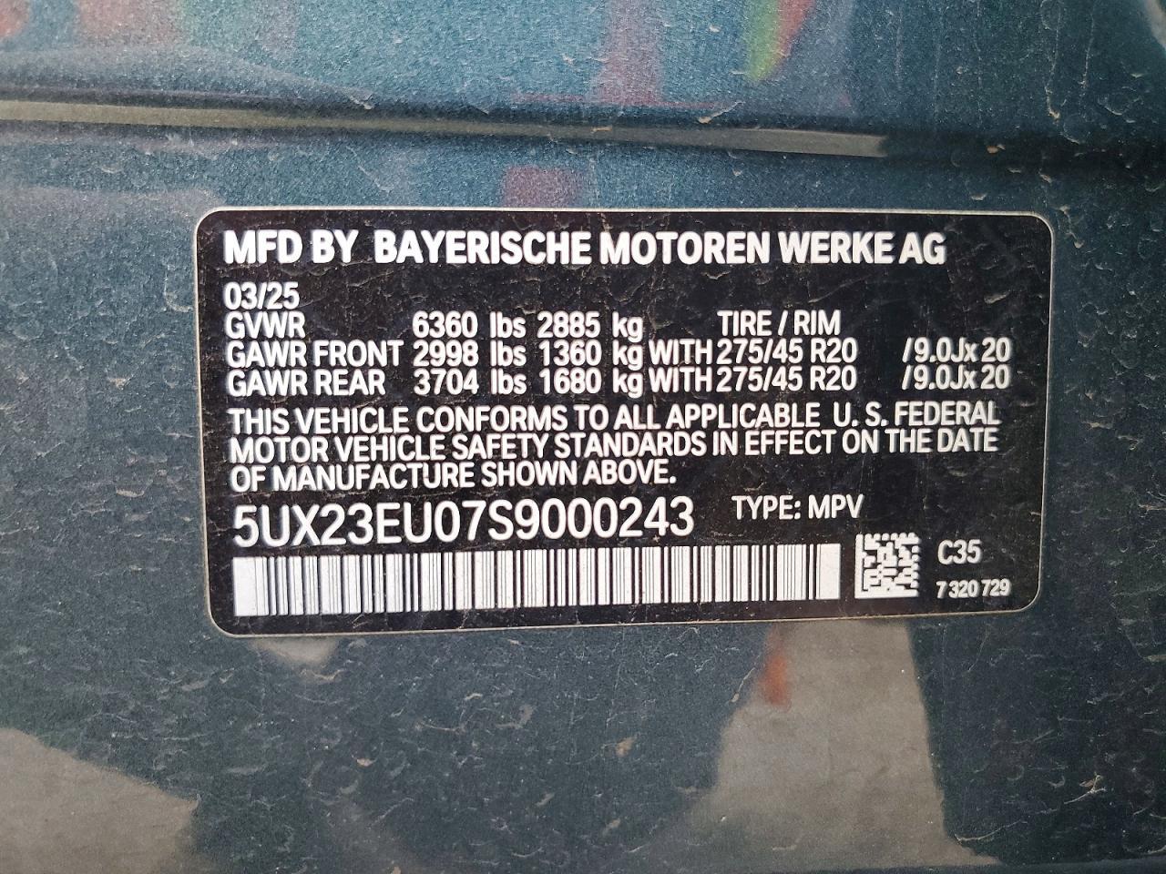 2025 BMW X5 Xdrive40i