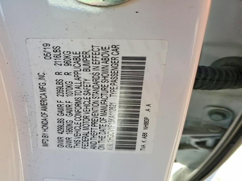 2019 Honda Accord lx