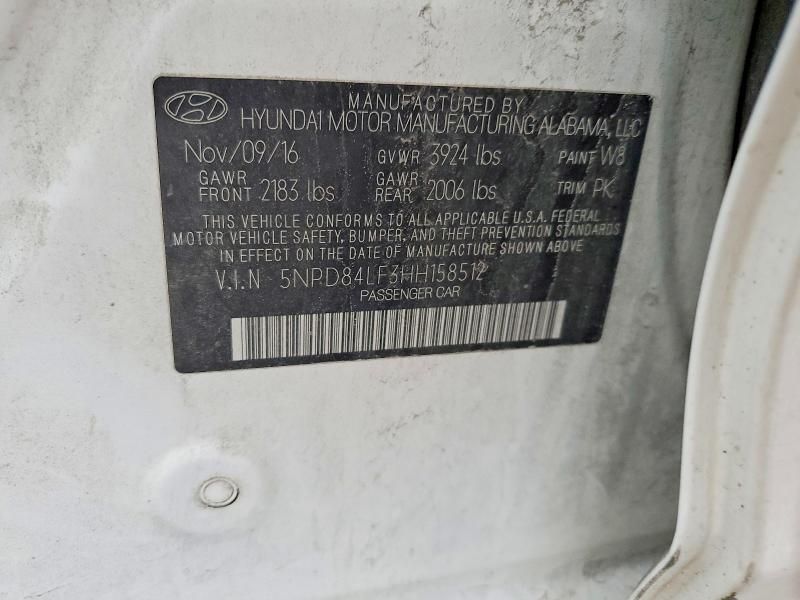 2017 Hyundai Elantra se