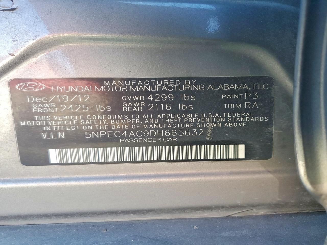 2013 Hyundai Sonata se