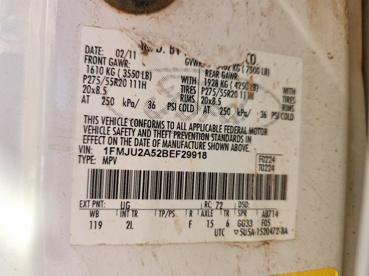 2011 Ford Expedition Limited