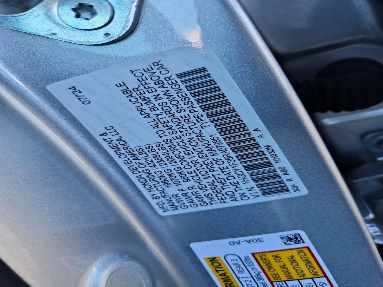 2024 Honda Accord ex