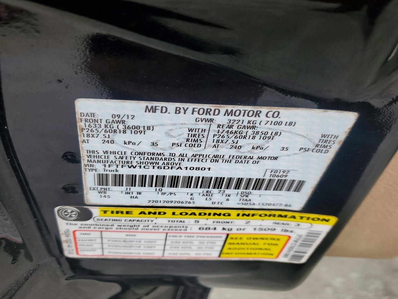 2013 Ford F150 Supercrew