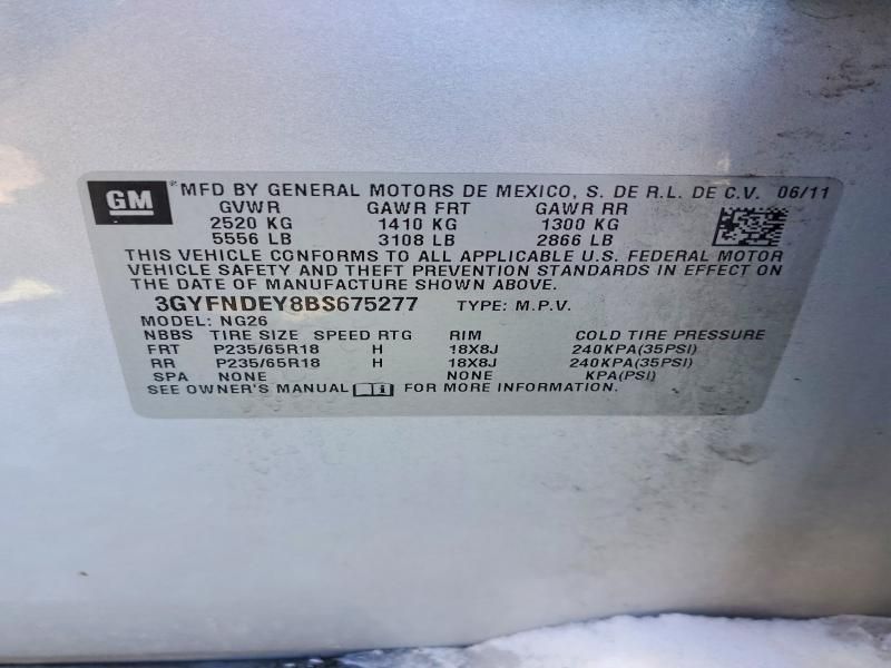 2011 Cadillac Srx Luxury Collection