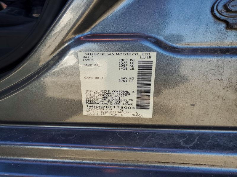 2019 Nissan Altima s