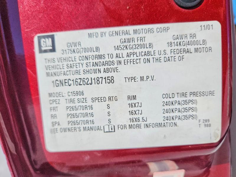 2002 Chevrolet Suburban C1500