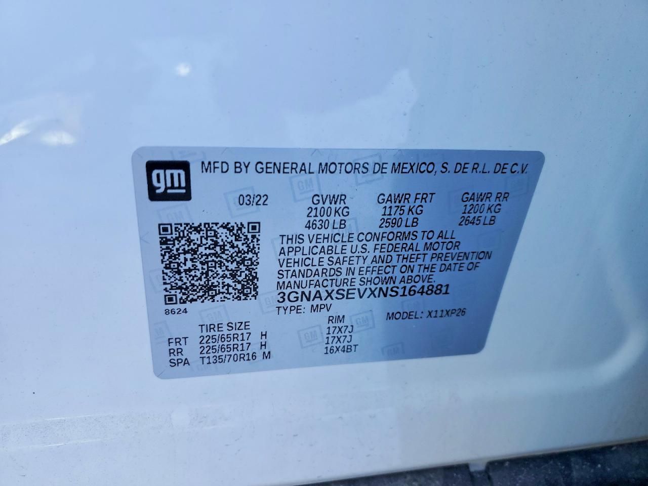 2022 Chevrolet Equinox ls