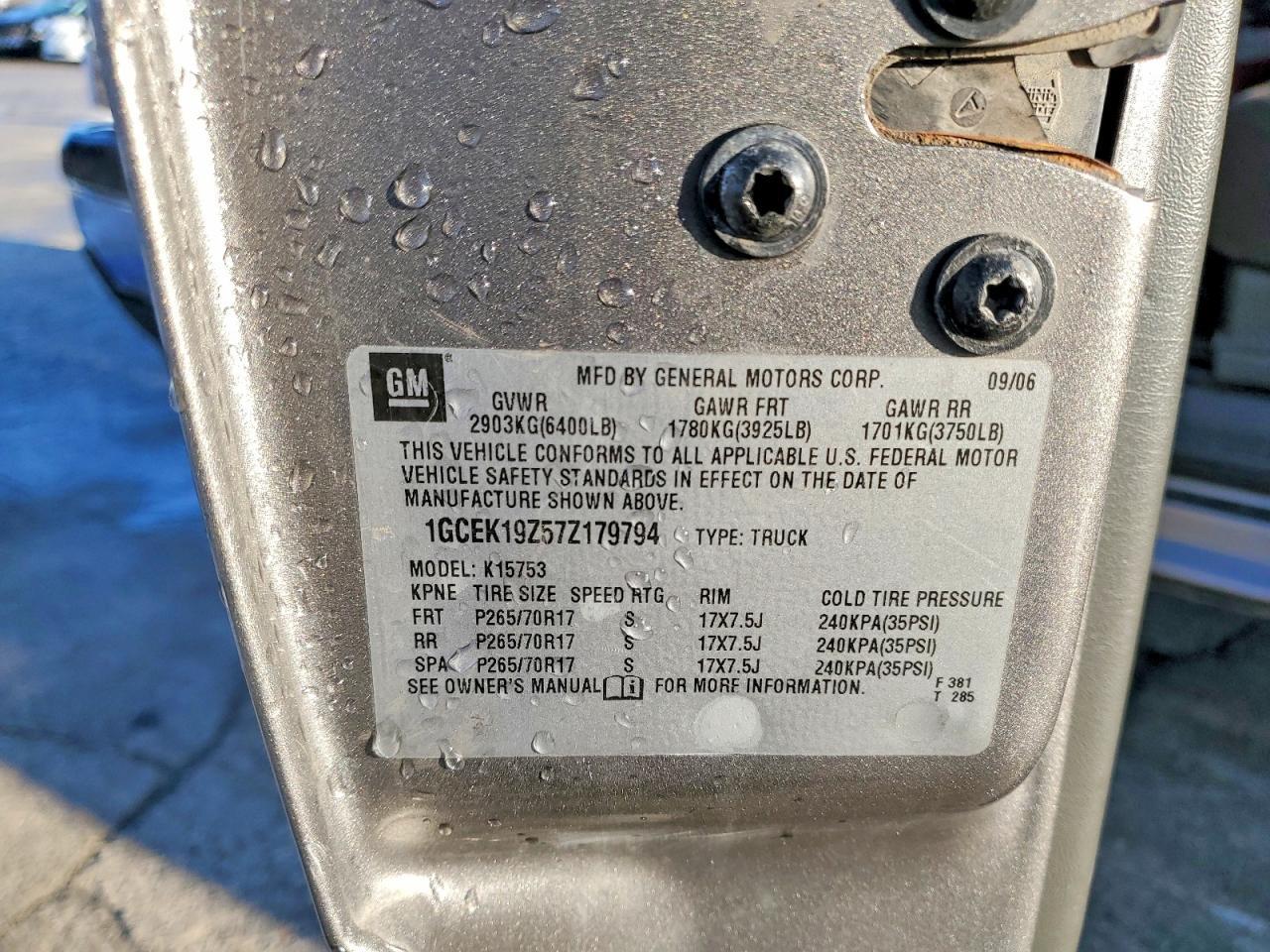 2007 Chevrolet Silverado K1500 Classic