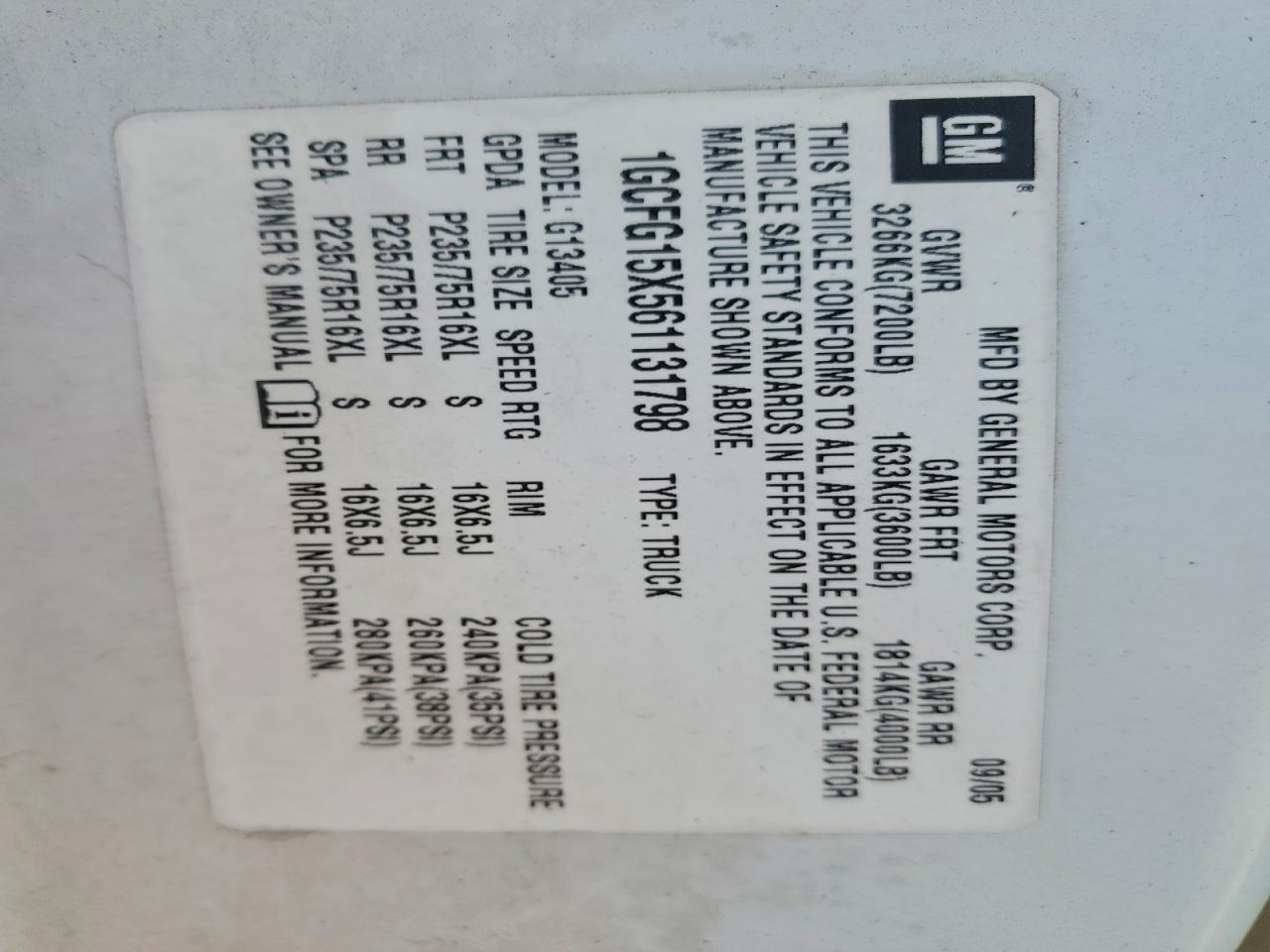 2006 Chevrolet Express G1500